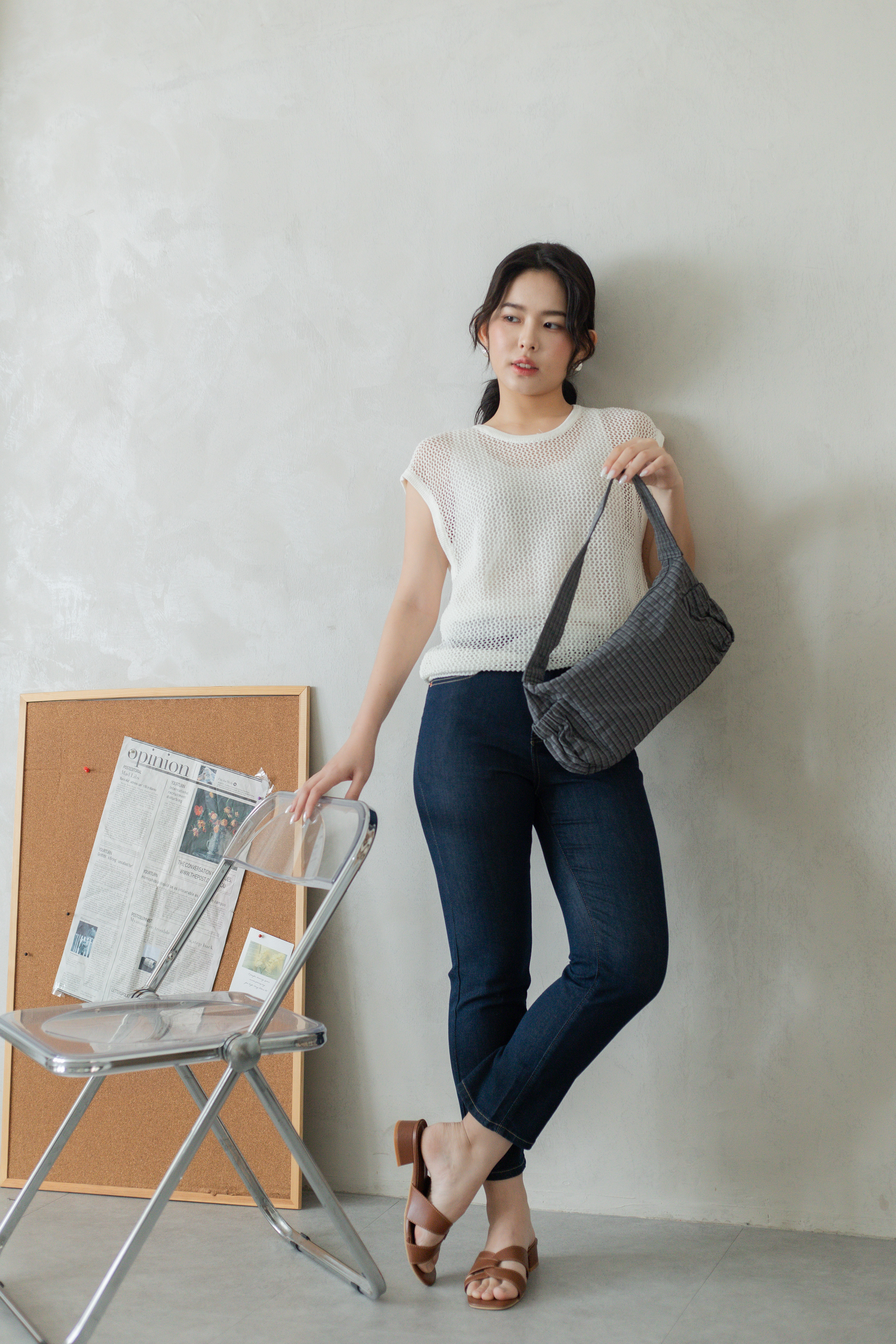 Mino Cigarette Trousers Navy -2802PLNAV