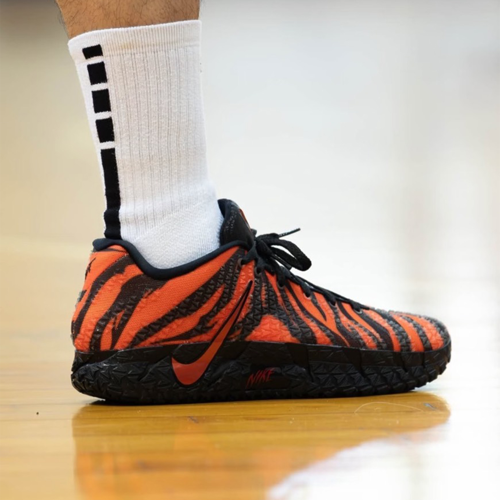 NIKE JA 3 "ANIMAL PACK TIGER" 虎紋 黑橘 莫蘭特 老虎 斑紋 野獸 實戰籃球鞋 IU6794-800