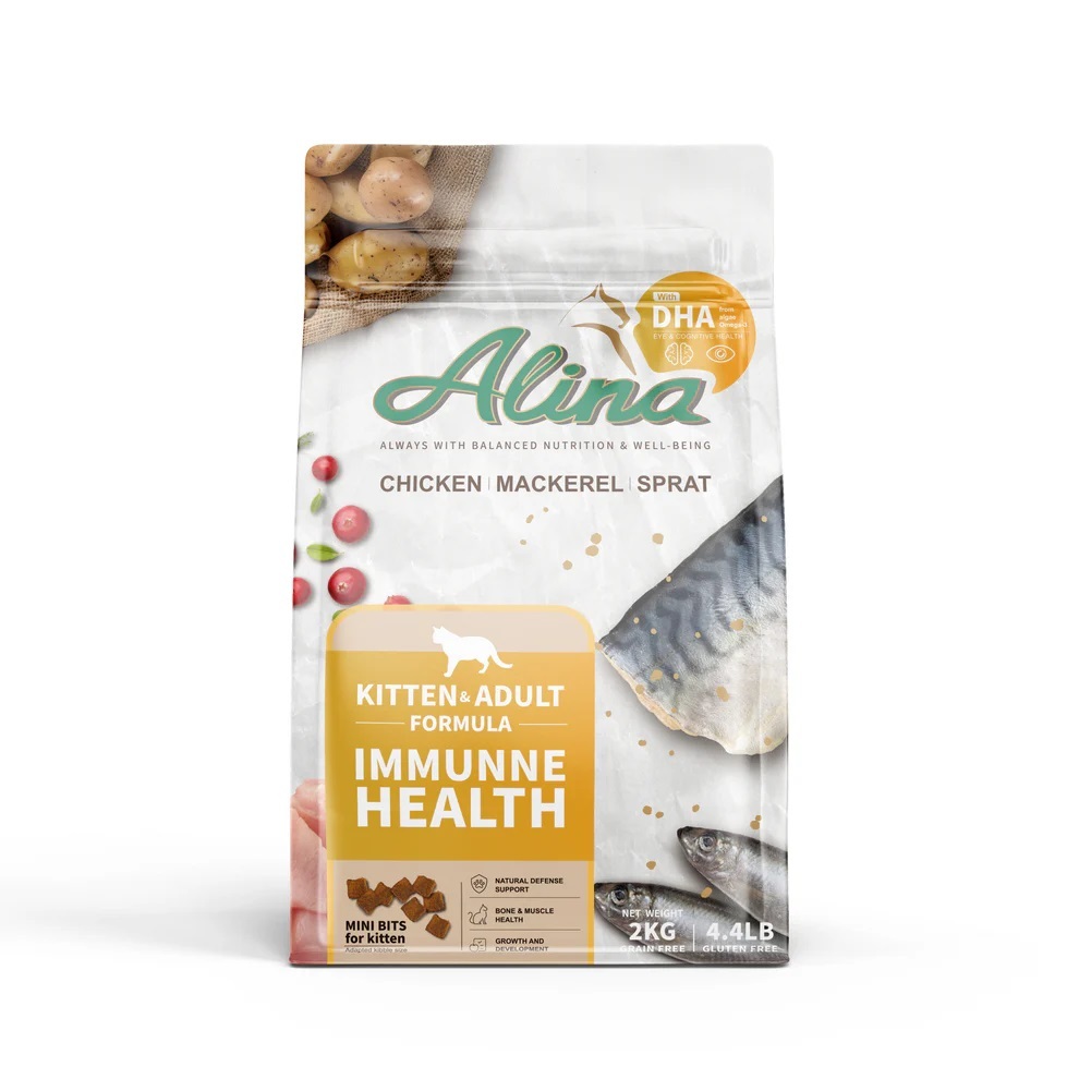 【ALINA】幼貓飼料｜雞肉+鯖魚+鯡魚｜免疫保健配方 2KG / 4KG /7.5KG