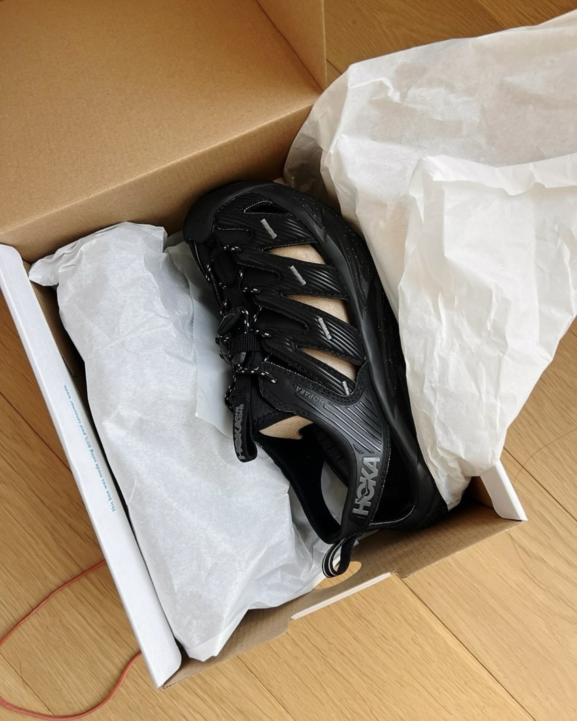HOKA One One Hopara 防水 涼鞋 溯溪鞋 黑