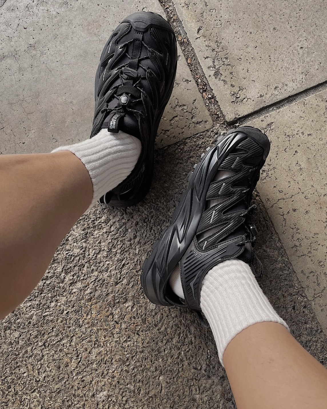 HOKA One One Hopara 防水 涼鞋 溯溪鞋 黑
