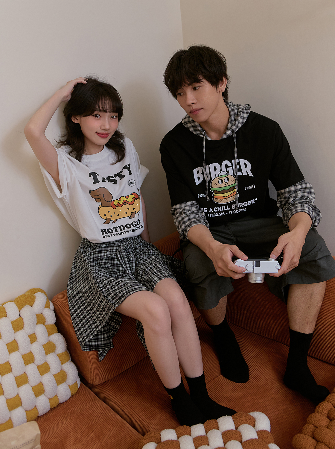 【3件999】【期間限定】好好吃組合印花TEE