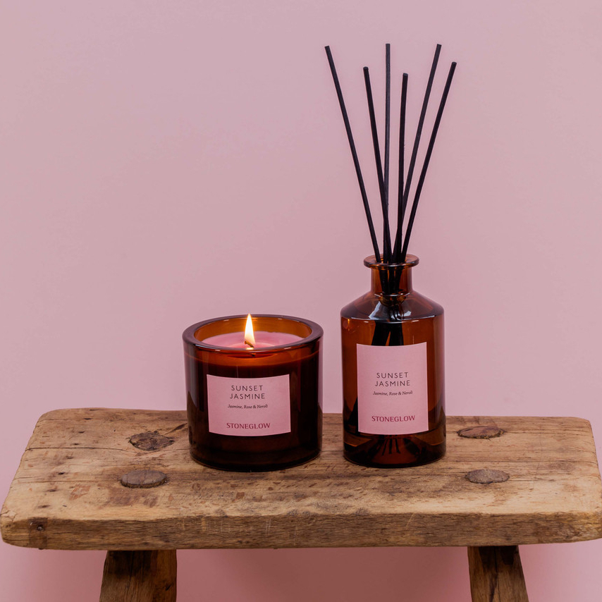 STONEGLOW The Walled Garden - Sunset Jasmine Scented Reed Diffuser | 160ml
