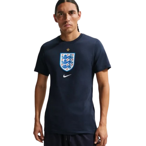 【官網限定】NIKE ENT M NK CREST TEE 短袖上衣 足球 世界盃 英格蘭隊 藍 IH2177-451 VI