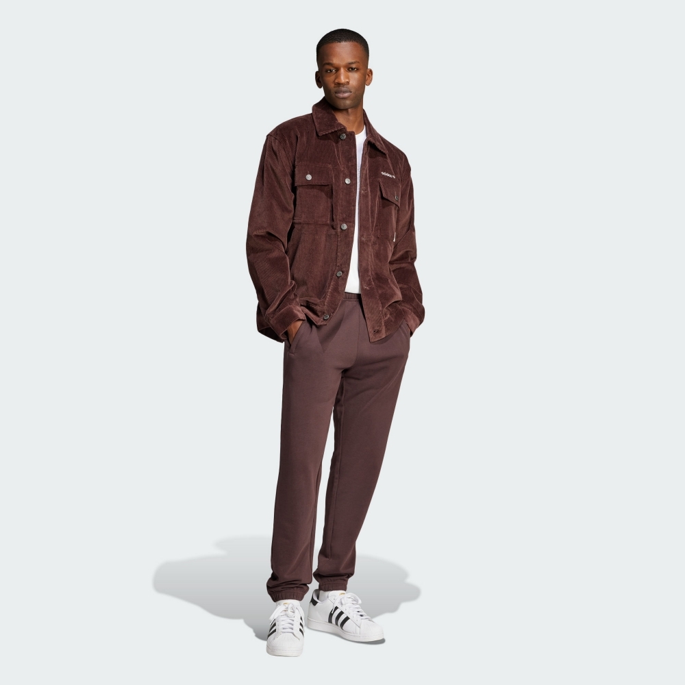 ADIDAS 外套 ORIGINALS 咖啡 燈芯絨 復古 夾克外套 男 IW3263