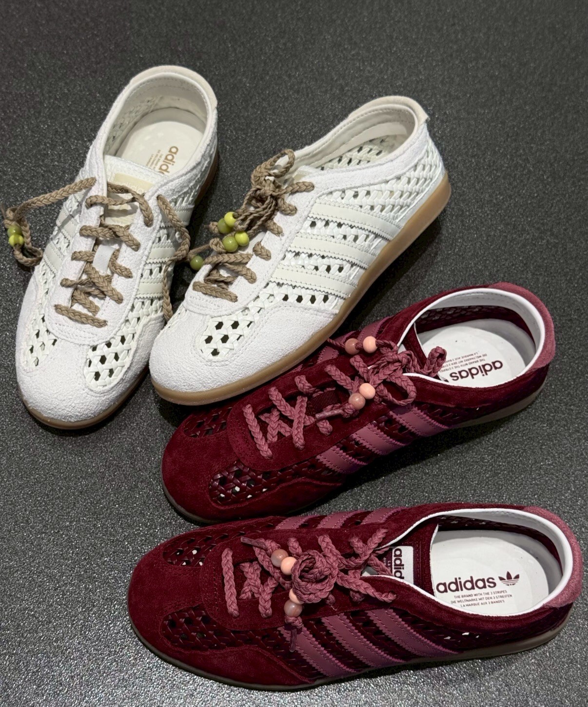 【Luxury】 愛迪達 Adidas GAZELLE LOW PRO 夏季薄底T頭德訓鞋板鞋 白 紅 KH6237 KH6236