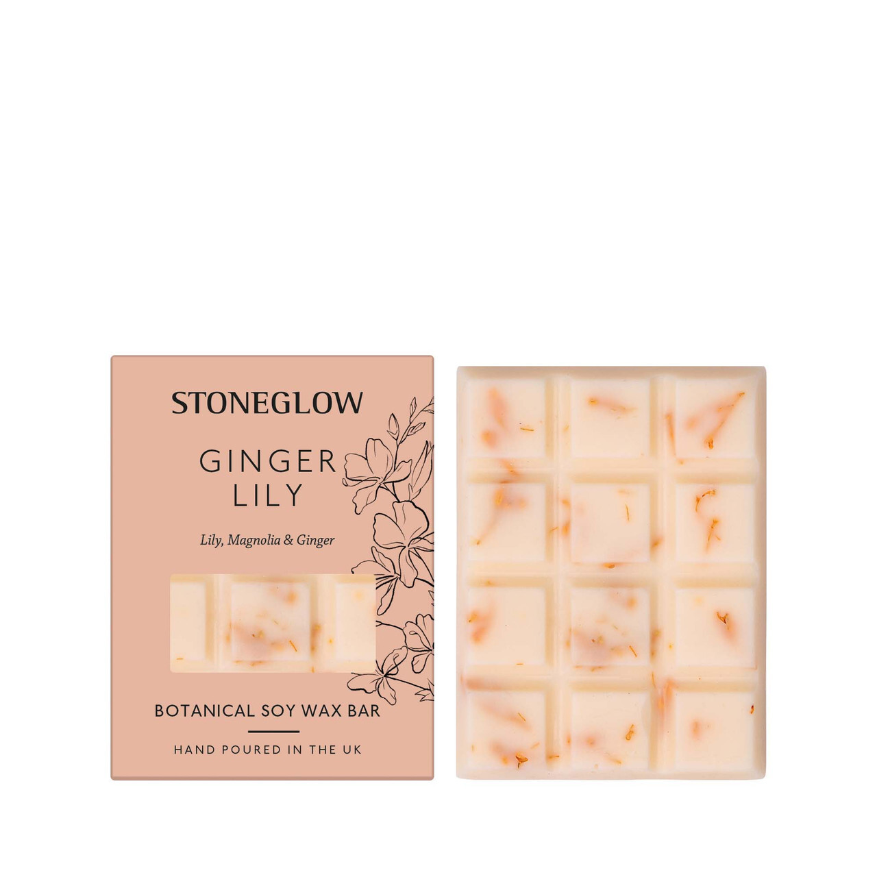 STONEGLOW The Walled Garden - Ginger Lily Scented Botanical Soy Wax Melt Snap Bar