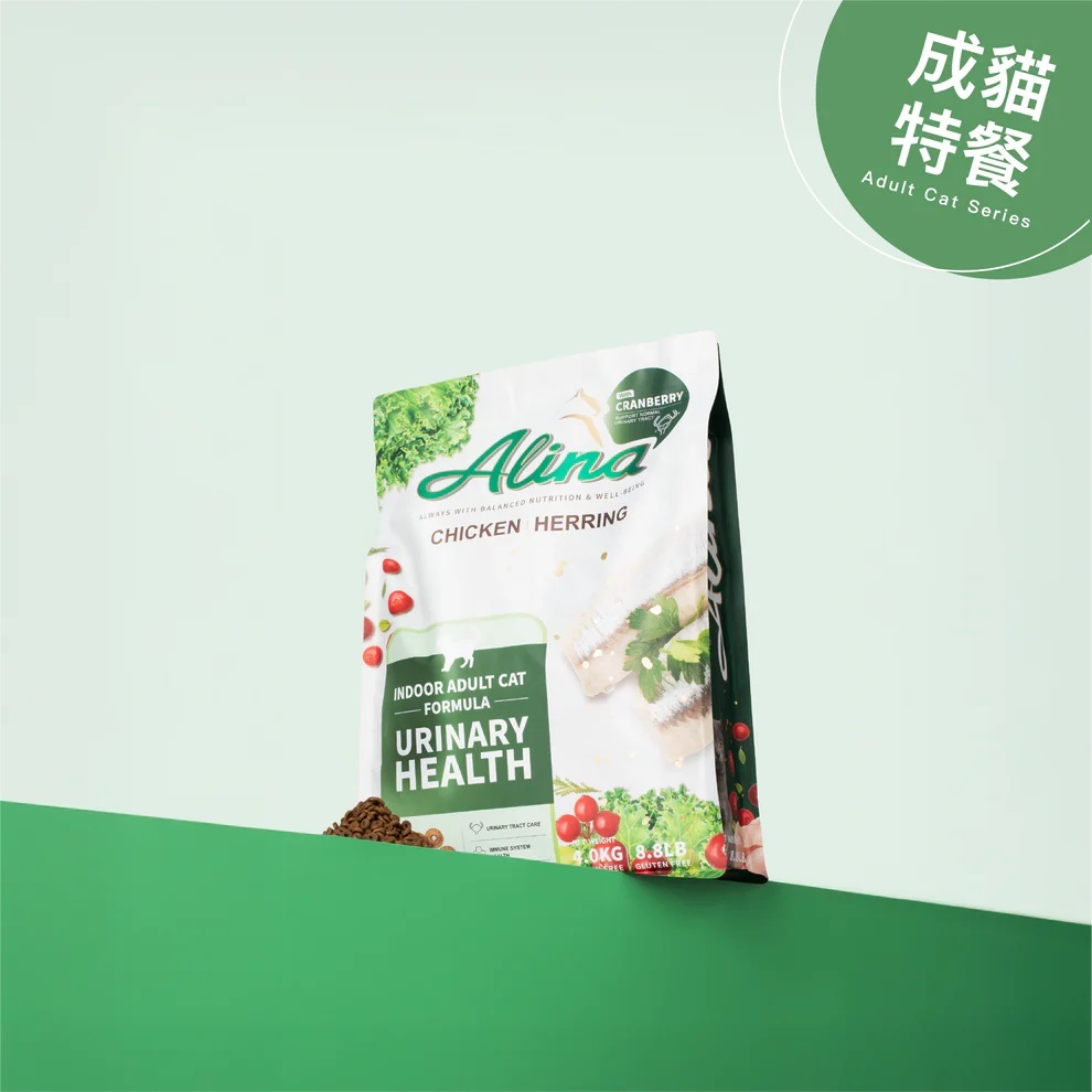 【ALINA】成貓飼料｜雞肉+鯡魚｜泌尿保健配方 2KG / 4KG / 7.5KG