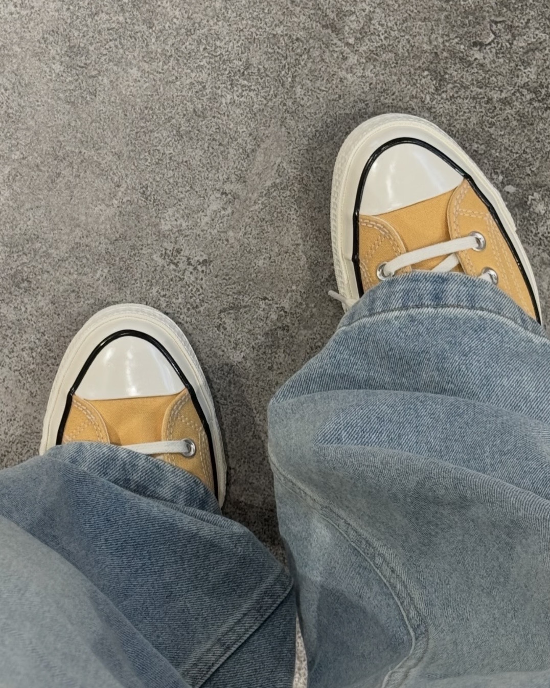 CONVERSE CHUCK 70 X 檸檬黃 奶油白 低筒 Karina代言同款 劉知珉 Yerin Baek 白藝潾 男女鞋 A24236C / 預購