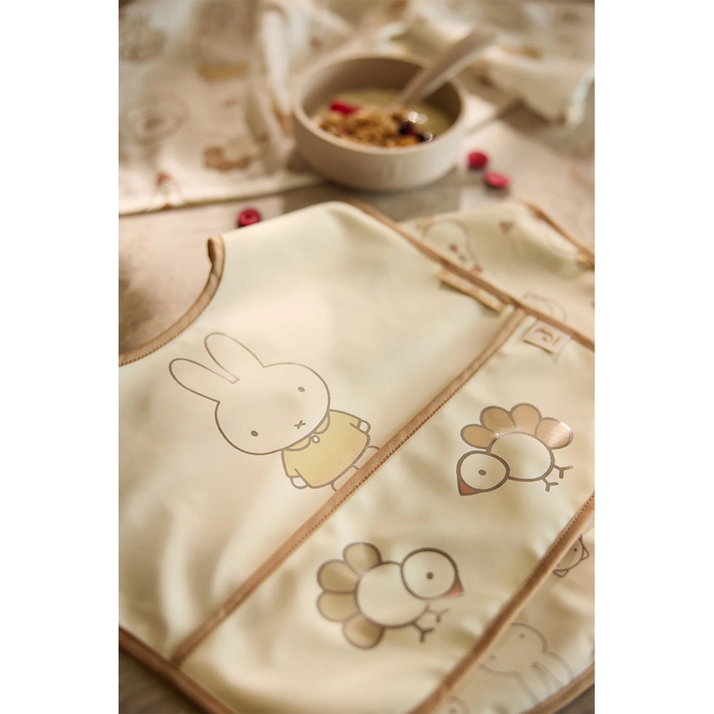 (預購7/15)荷蘭Jollein 防水圍兜2入-Miffy Family Farm