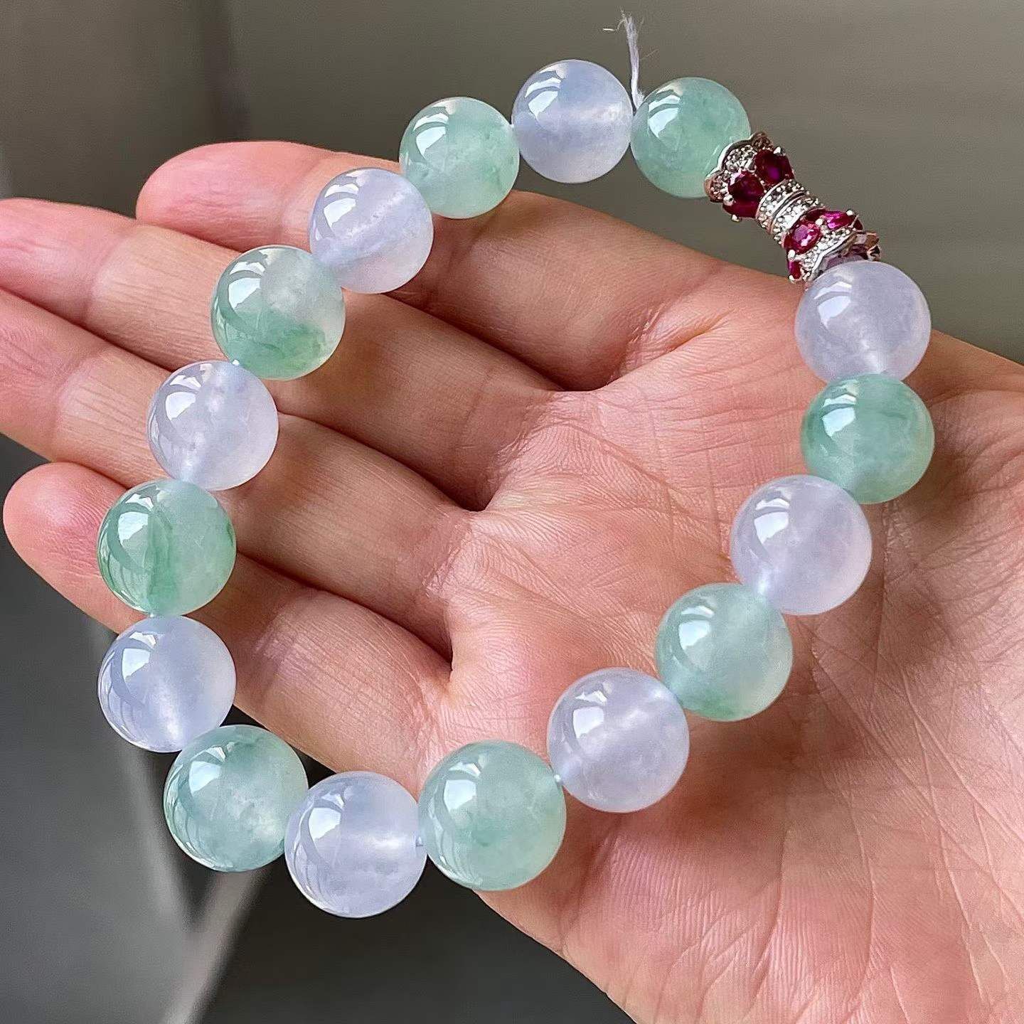 翡翠多寶手串 (12mm直徑),天然翡翠A玉, 緬甸玉, Jade, Jadeite