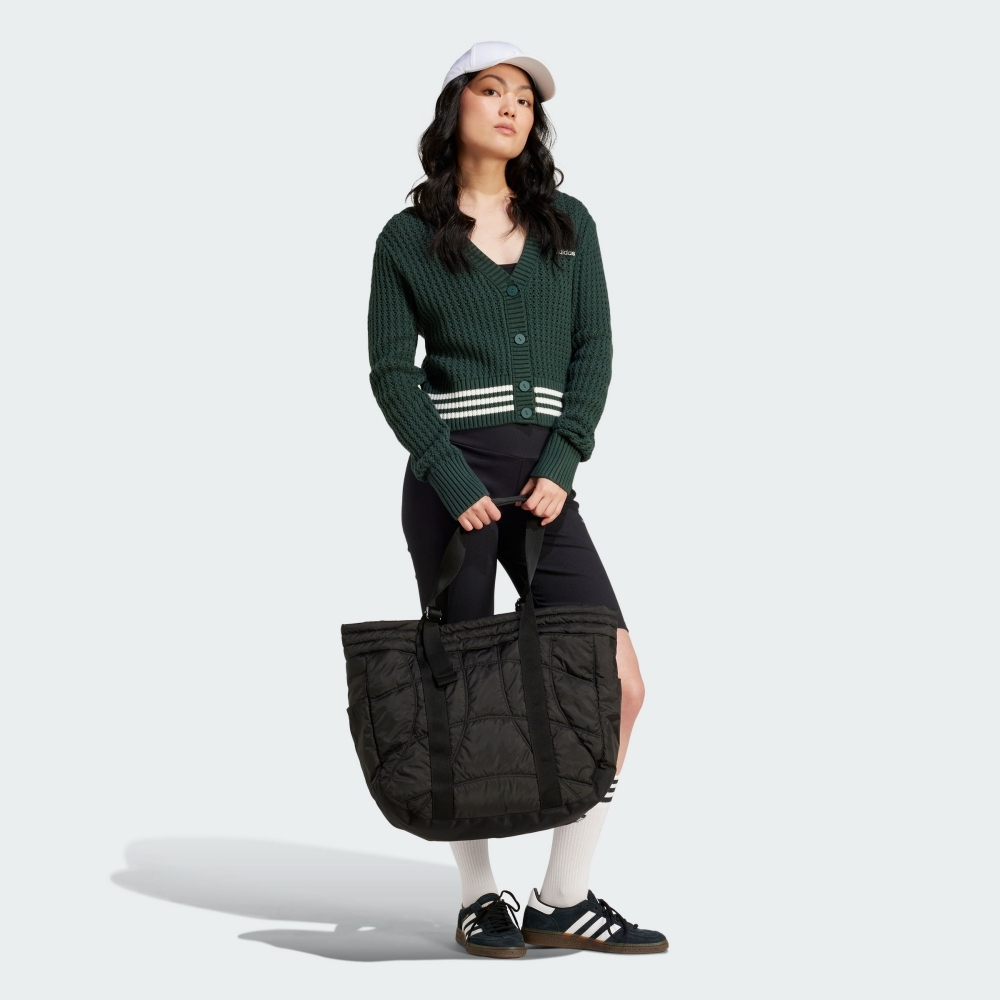 ADIDAS 外套 ORIGINALS 綠色 開襟衫 針織外套 女 IX1046