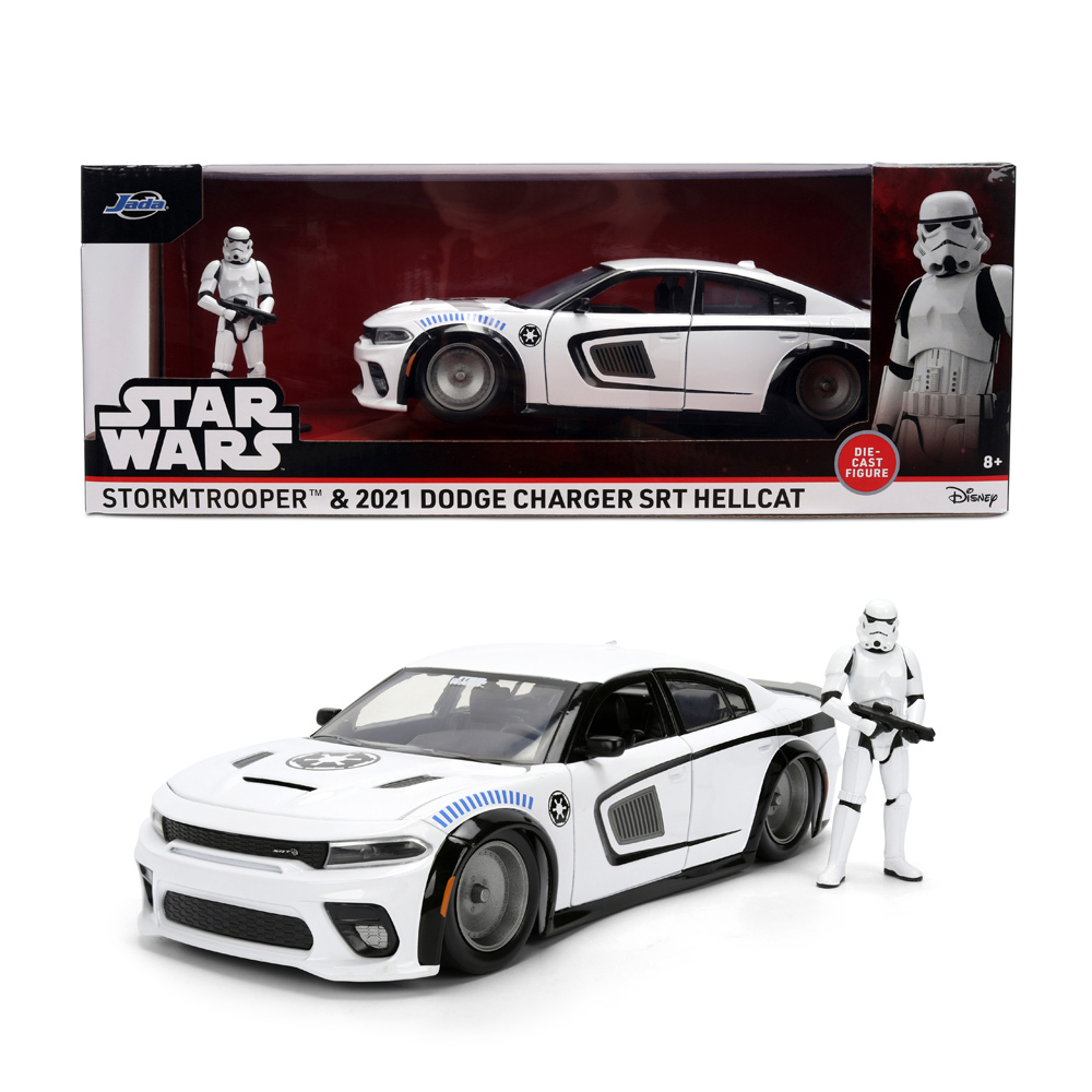 JADA 星際大戰 1:24合金車-帝國風暴兵2021 Dodge Charger (含公仔)