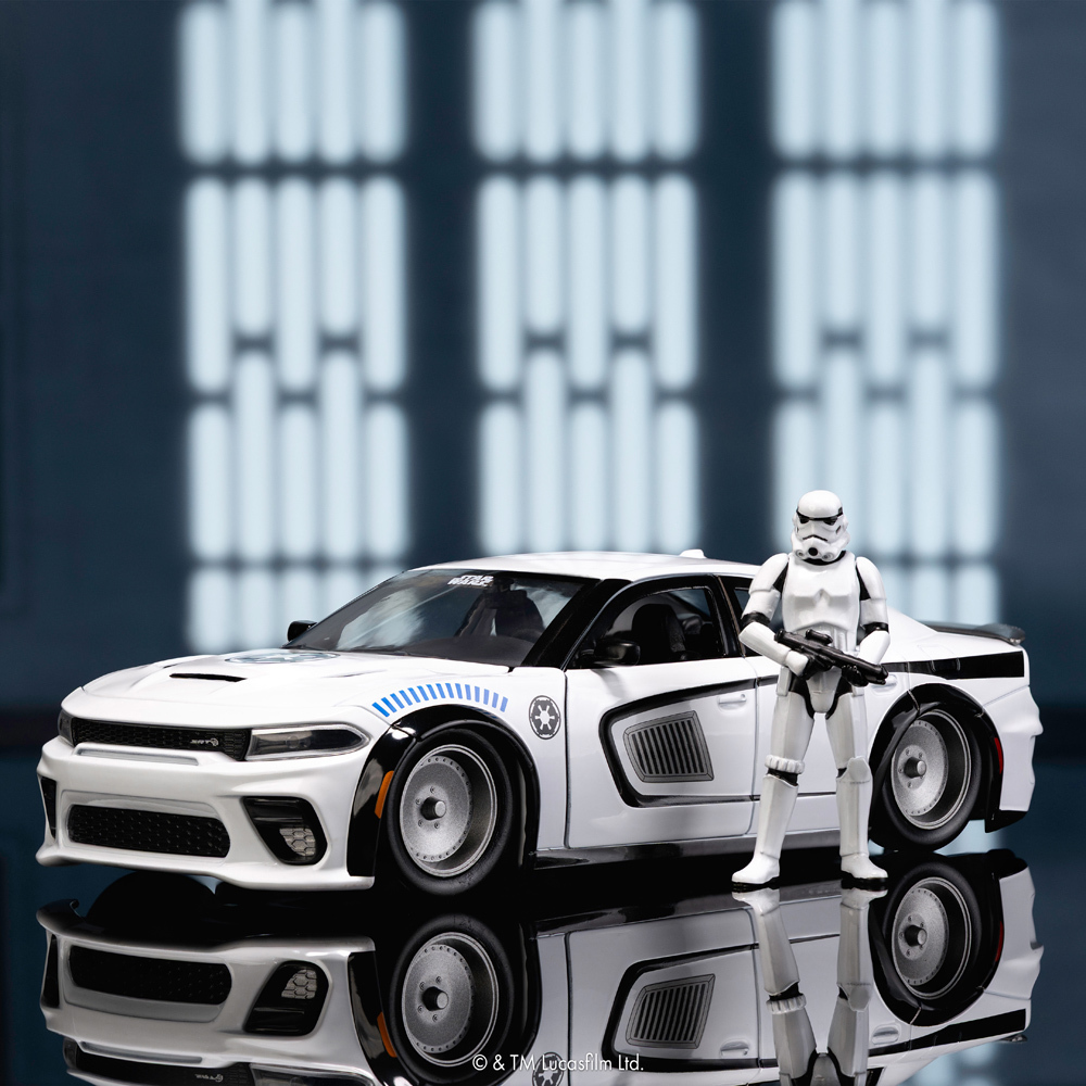 JADA 星際大戰 1:24合金車-帝國風暴兵2021 Dodge Charger (含公仔)