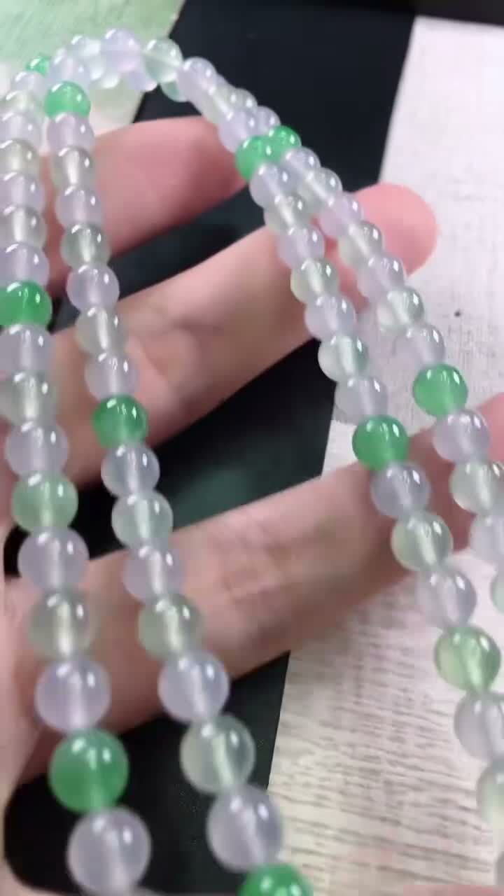 翡翠珠串 (6.3mm直徑),天然翡翠A玉, 緬甸玉, Jade, Jadeite