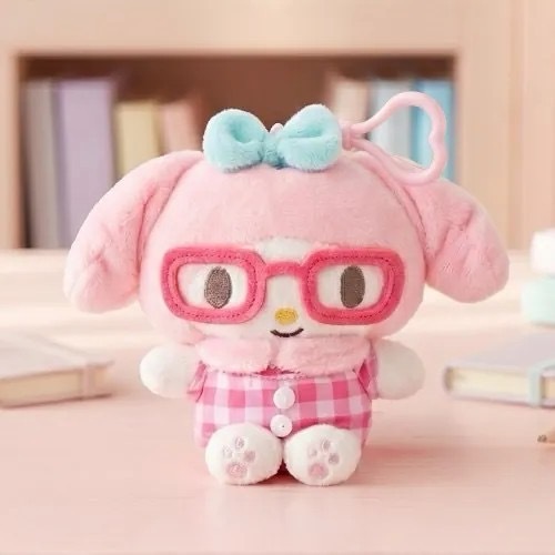 【預購】韓國 Sanrio 三麗鷗正版 書呆子眼鏡系列 娃娃 吊飾
