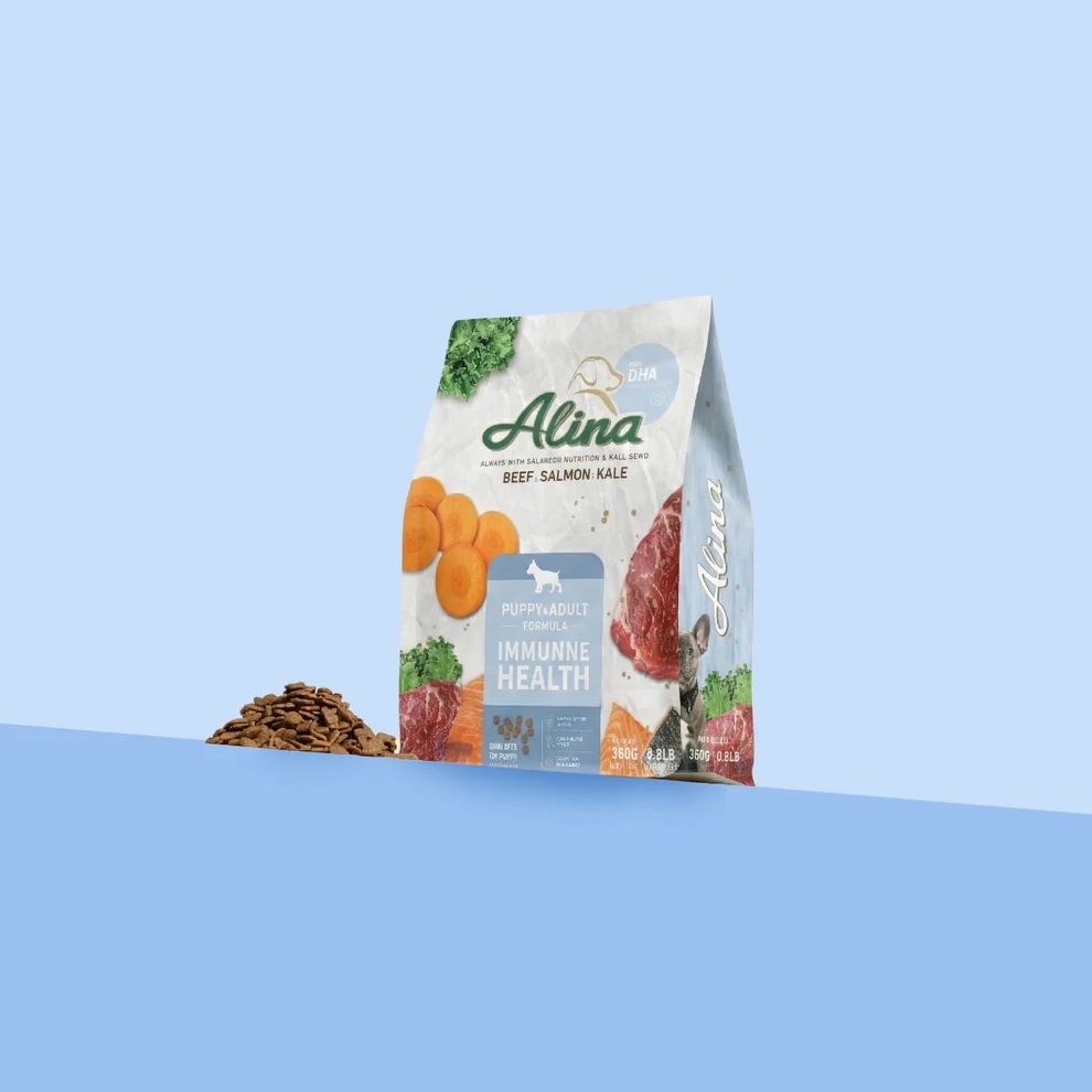 ALINA 幼犬飼料｜牛肉+鮭魚｜免疫保健配方 2KG / 4KG / 7.5KG