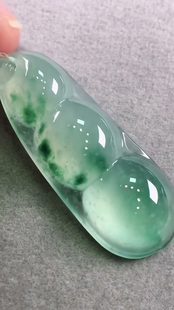 翡翠福豆,天然翡翠A玉, 緬甸玉, Jade, Jadeite