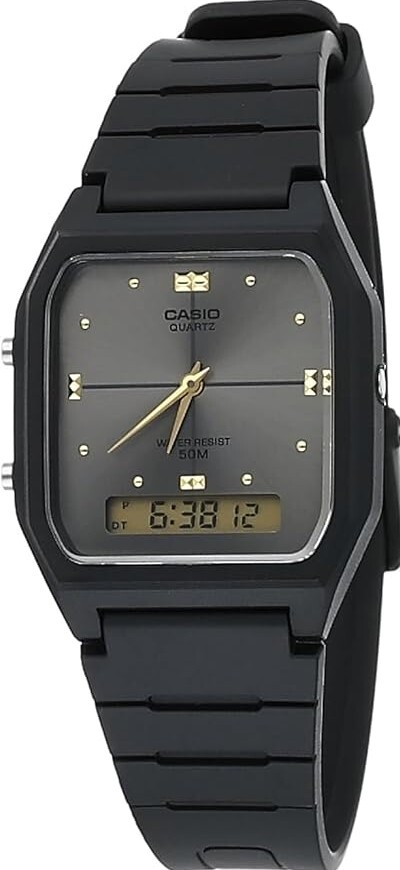 萬年鐘錶 - CASIO  卡西歐 潮流復古雙顯指針錶 AW-48HE-8A 錶徑 : 31.1mm