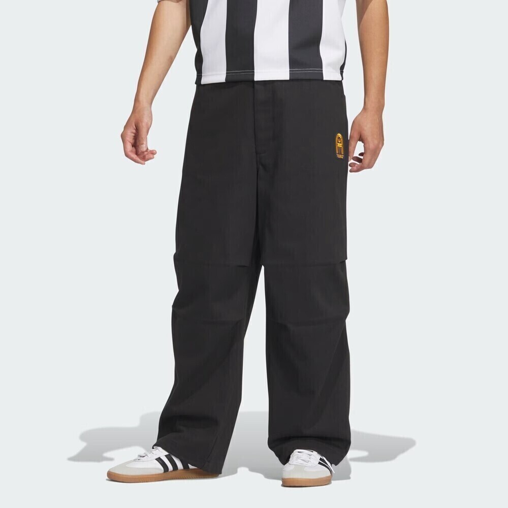 ADIDAS 長褲 SPO WOVEN PANT 黑色 寬褲 休閒褲 男 JC6847