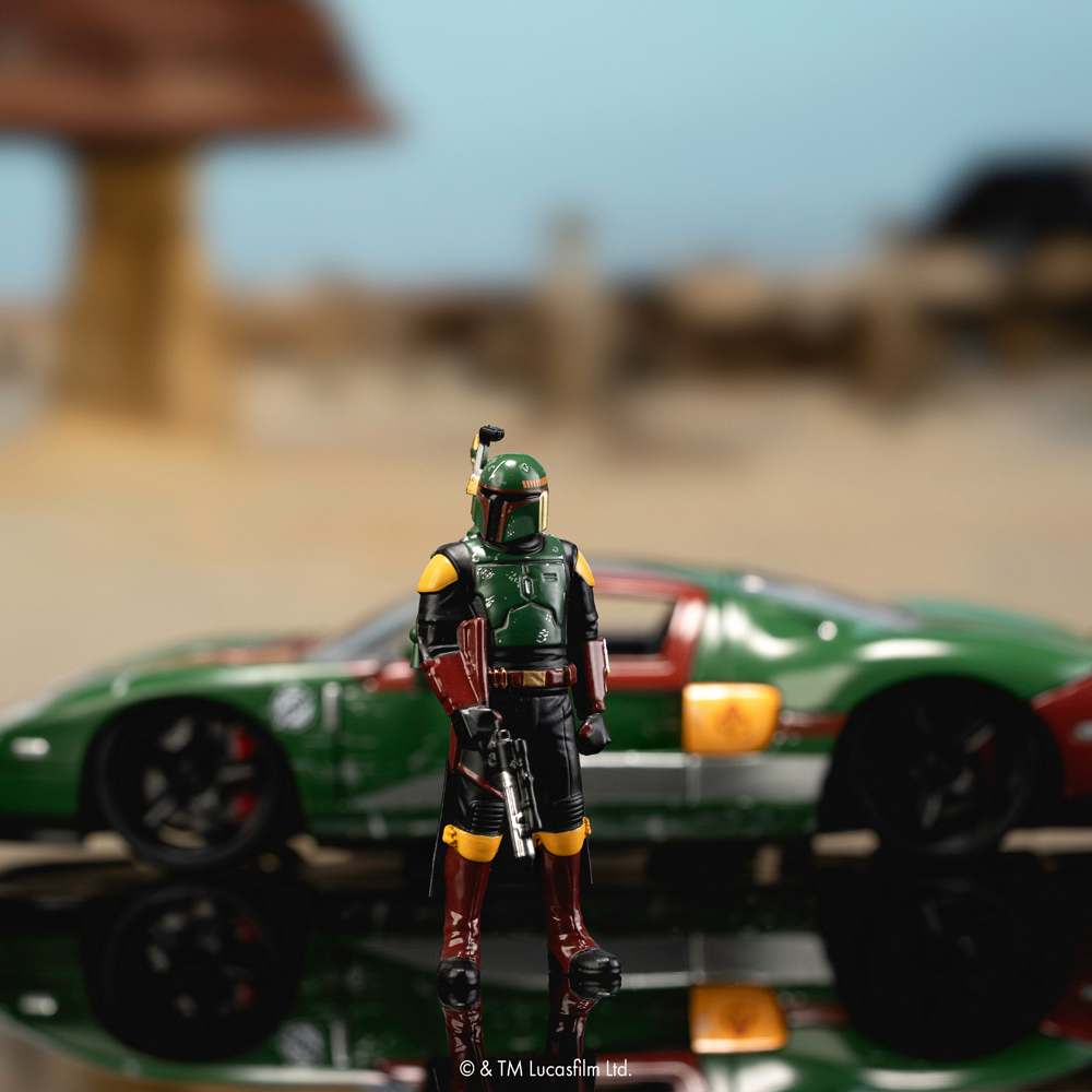 JADA 星際大戰 1:24合金車-波巴·費特 2005 Ford GT(含公仔)