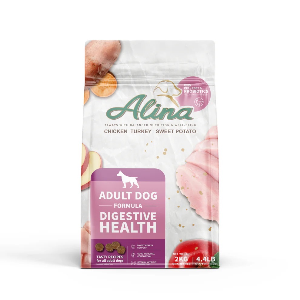 【ALINA】成犬飼料｜雞肉+火雞肉｜腸道保健配方 2KG / 4KG / 7.5KG