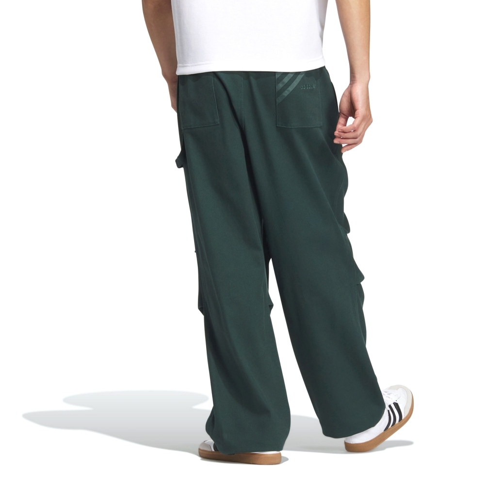 ADIDAS 長褲 SPO WOVEN PANT 綠色 寬褲 休閒褲 男 JC6848