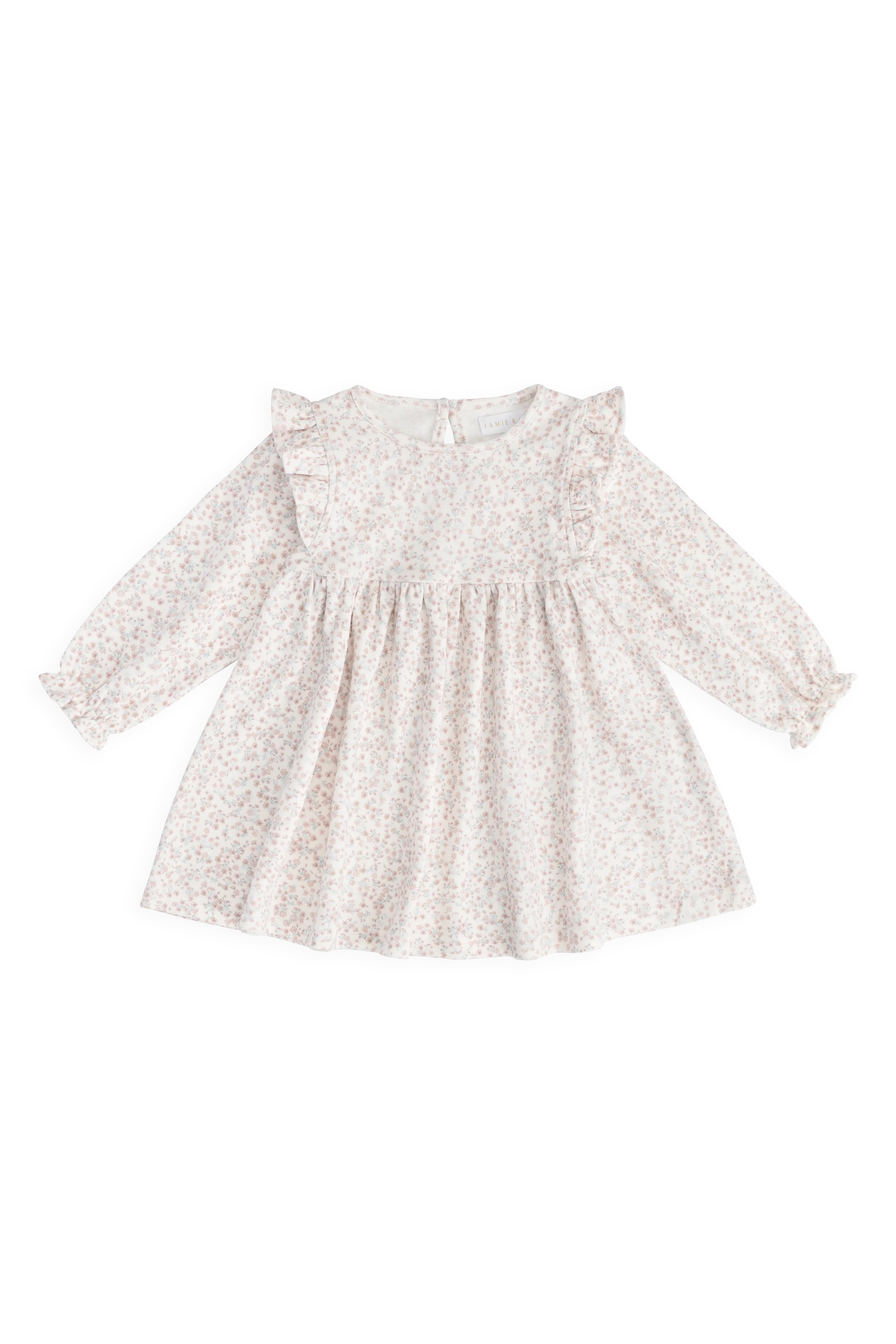 【預購】JAMIE KAY -Organic Cotton Frankie Dress（Posy Milk）