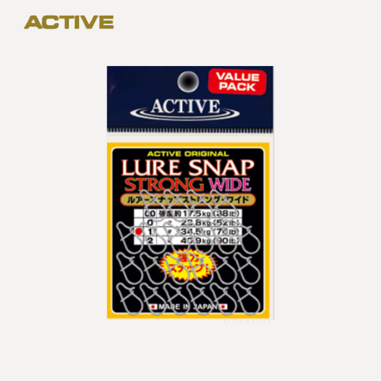 ACTIVE Lure Snap Strong wide 路亞別針