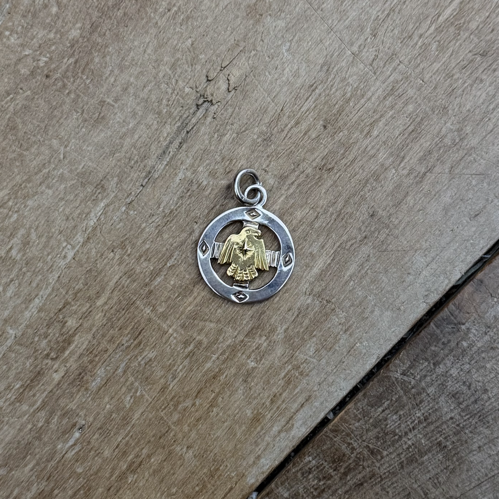點金雷鳥舊版銀輪吊墜