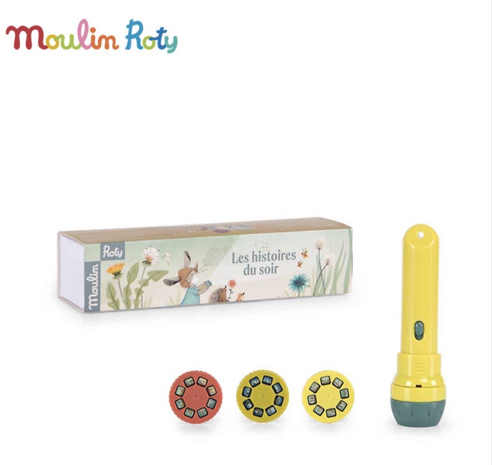 Moulin Roty 故事手電筒-三隻小兔子
