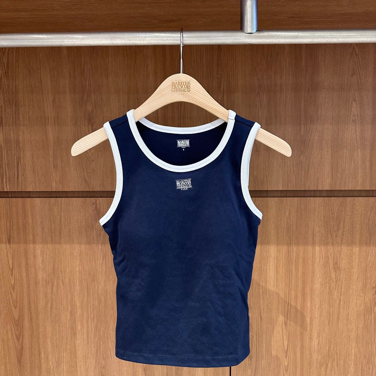 MARITHE FRANCOIS GIRBAUD (MFG)｜連胸墊 MFG46UUT103 UNDERWEAR W CLASSIC LOGO RINGER TANK BRA TOP [3 colors]