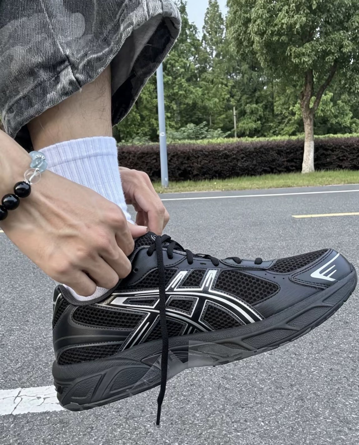 〈亞瑟士千禧風滿滿⛓️〉ASICS GEL-1130 復古球鞋 液態黑銀