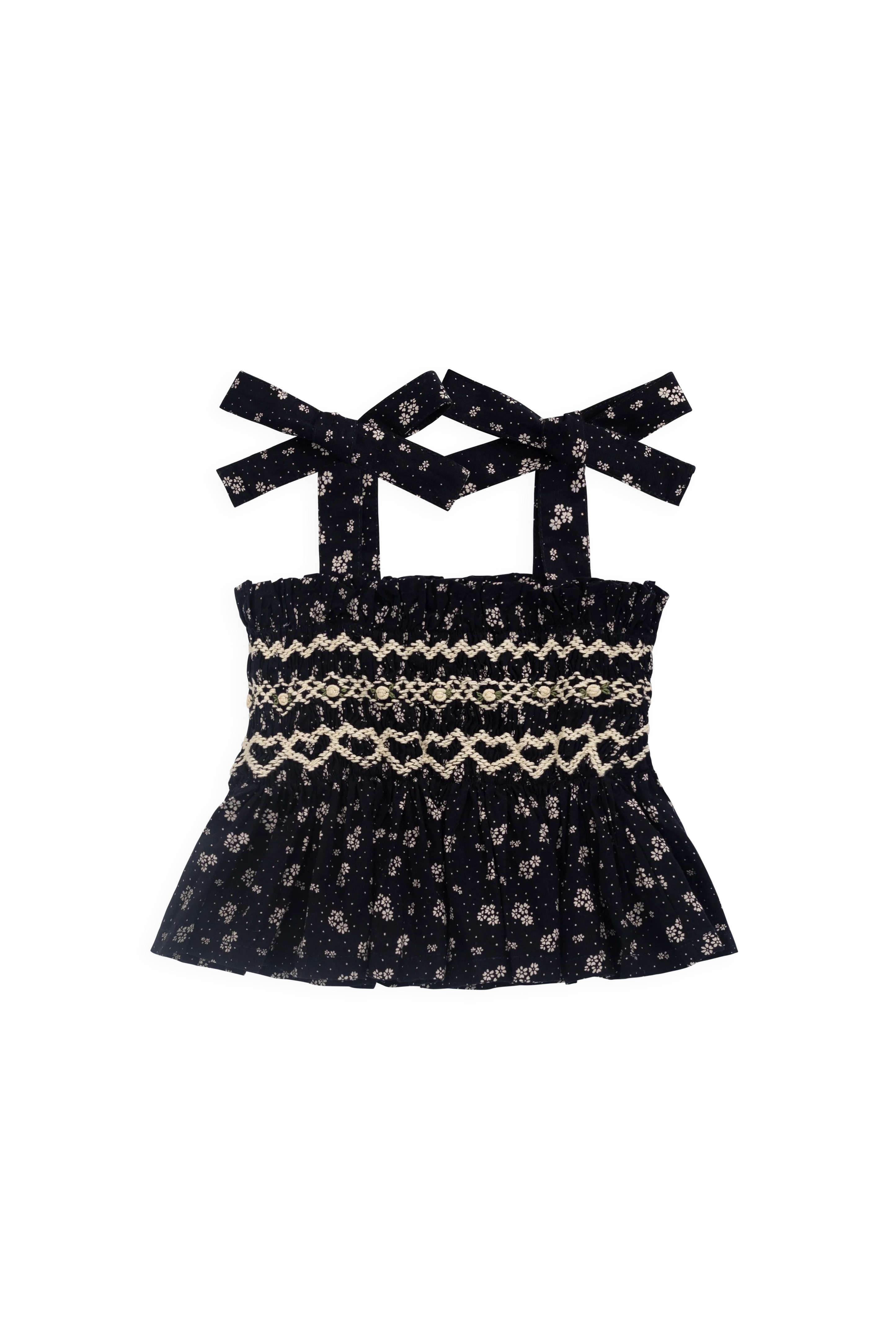 【預購】JAMIE KAY -Organic Cotton Carine Top（Maisie Navy）
