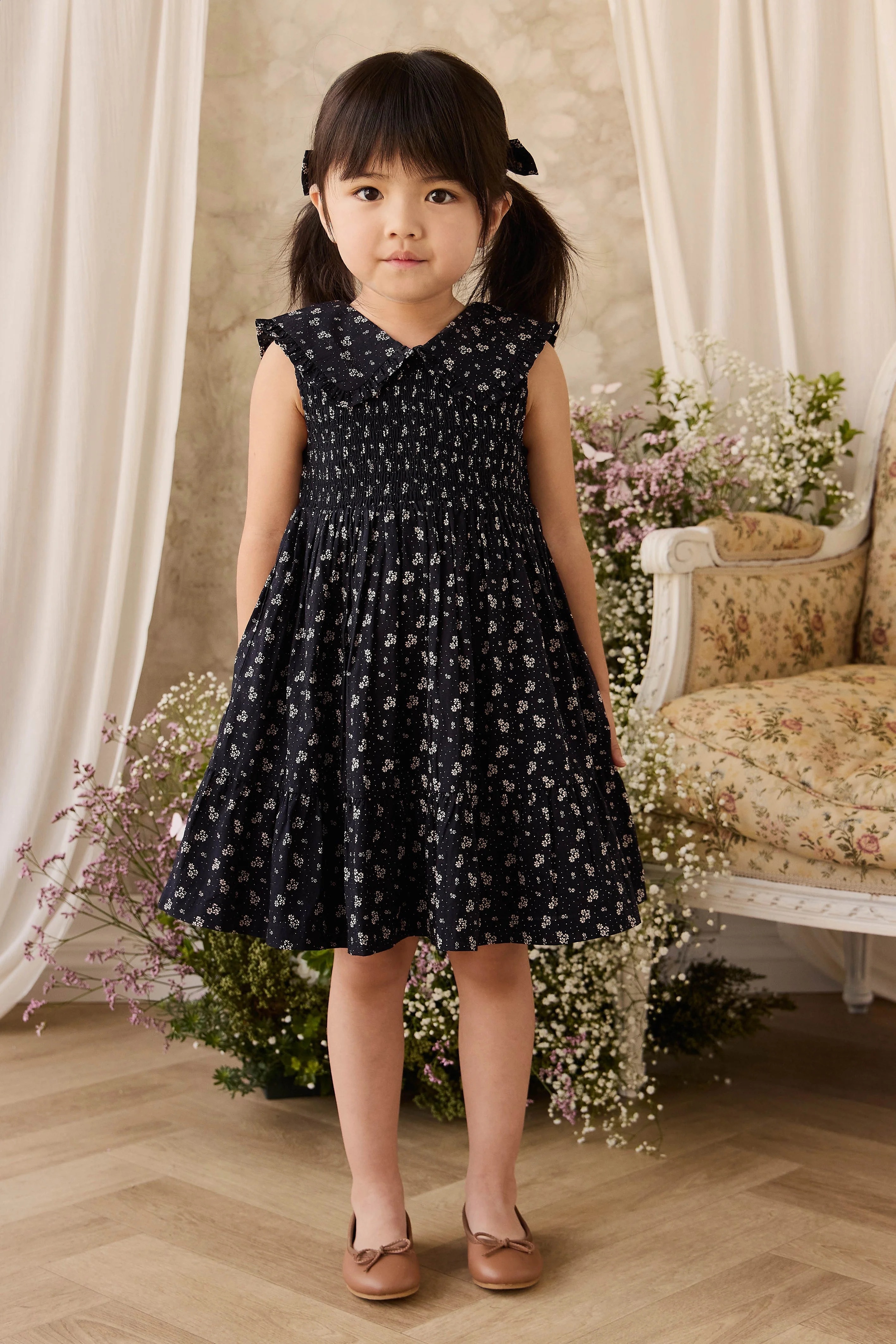 【預購】JAMIE KAY -Organic Cotton Christabel Dress（Maisie Navy）