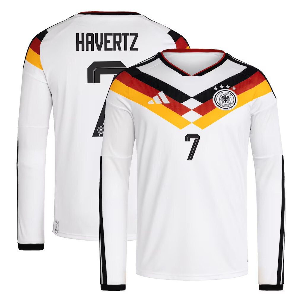 2026 Germany LS Home Shirt with Nameset