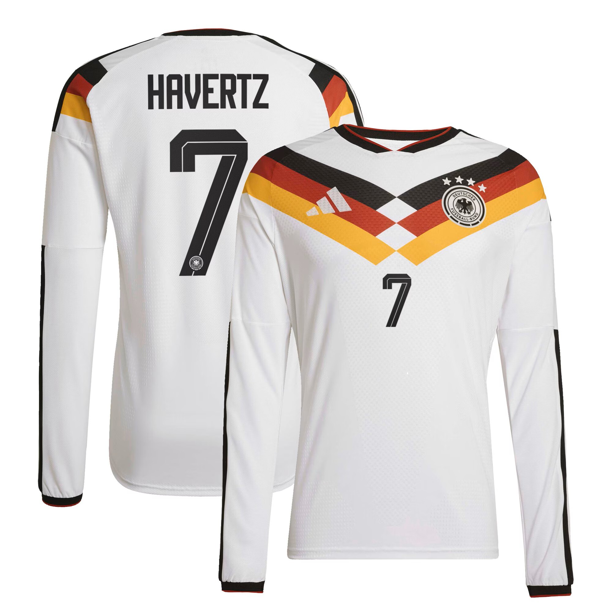2026 Germany Authentic LS Home Shirt with Nameset