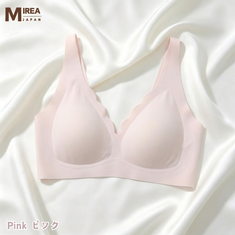 HKCG0630-012 V領波浪邊果凍涼感BRA TOP Pink-2612 (A12M-2XL)