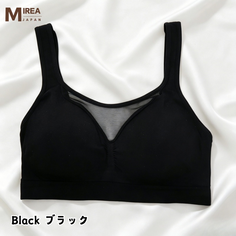 HKCG0630-022 超強彈性網紗背心BRA TOP Black-2615 (A22)