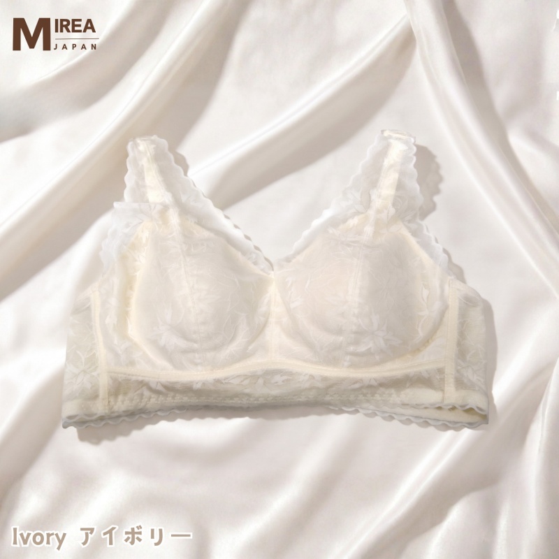 HKCG0630-024 透紗蕾絲V領BRA TOP Ivory-2616 (A24M-2XL)