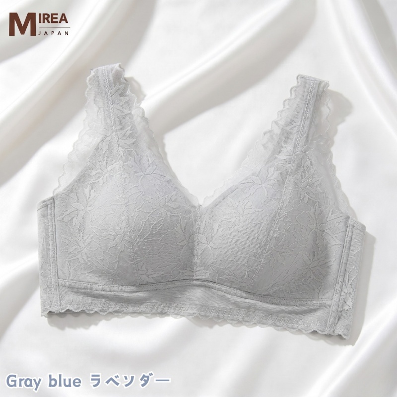 HKCG0630-026 透紗蕾絲V領BRA TOP Gray blue-2616 (A26M-2XL)