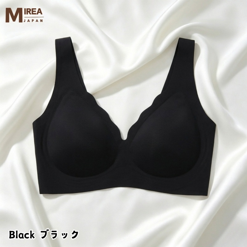 HKCG0630-013 V領波浪邊果凍涼感BRA TOP Black-2612 (A13M-2XL)