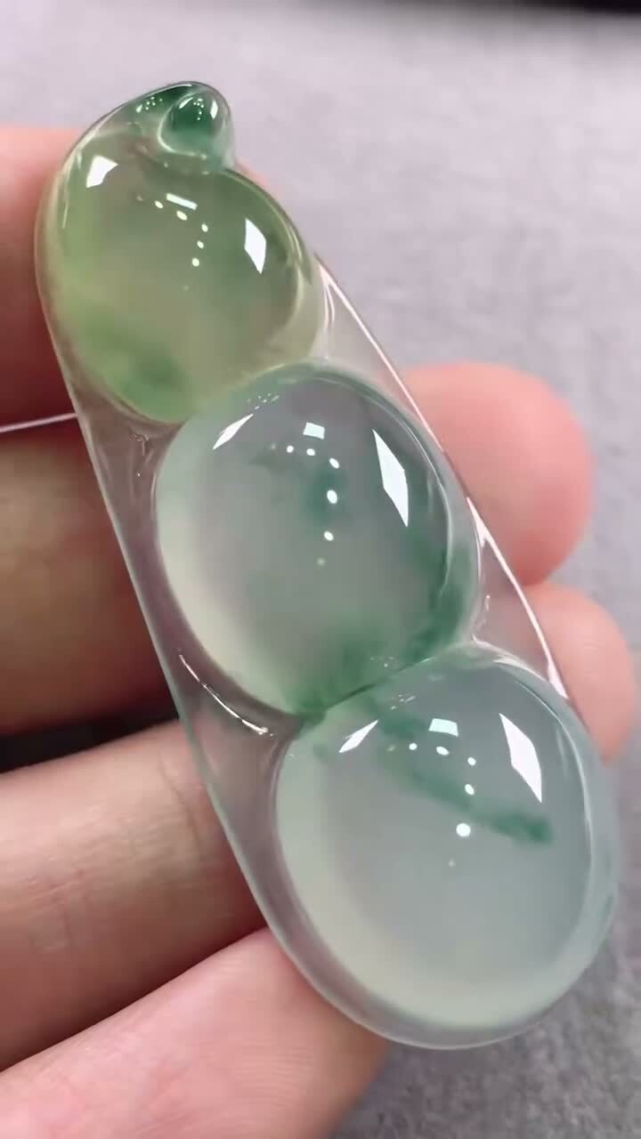 翡翠福豆,天然翡翠A玉, 緬甸玉, Jade, Jadeite