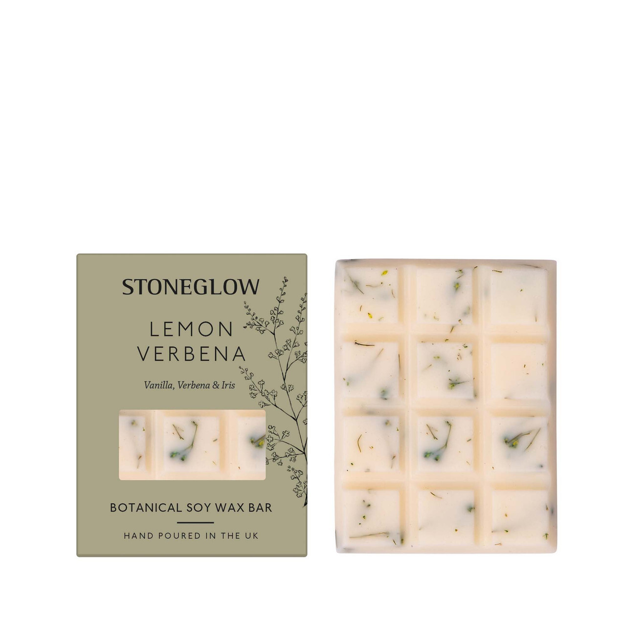 STONEGLOW The Walled Garden - Lemon Verbena Scented Botanical Soy Wax Melt Snap Bar