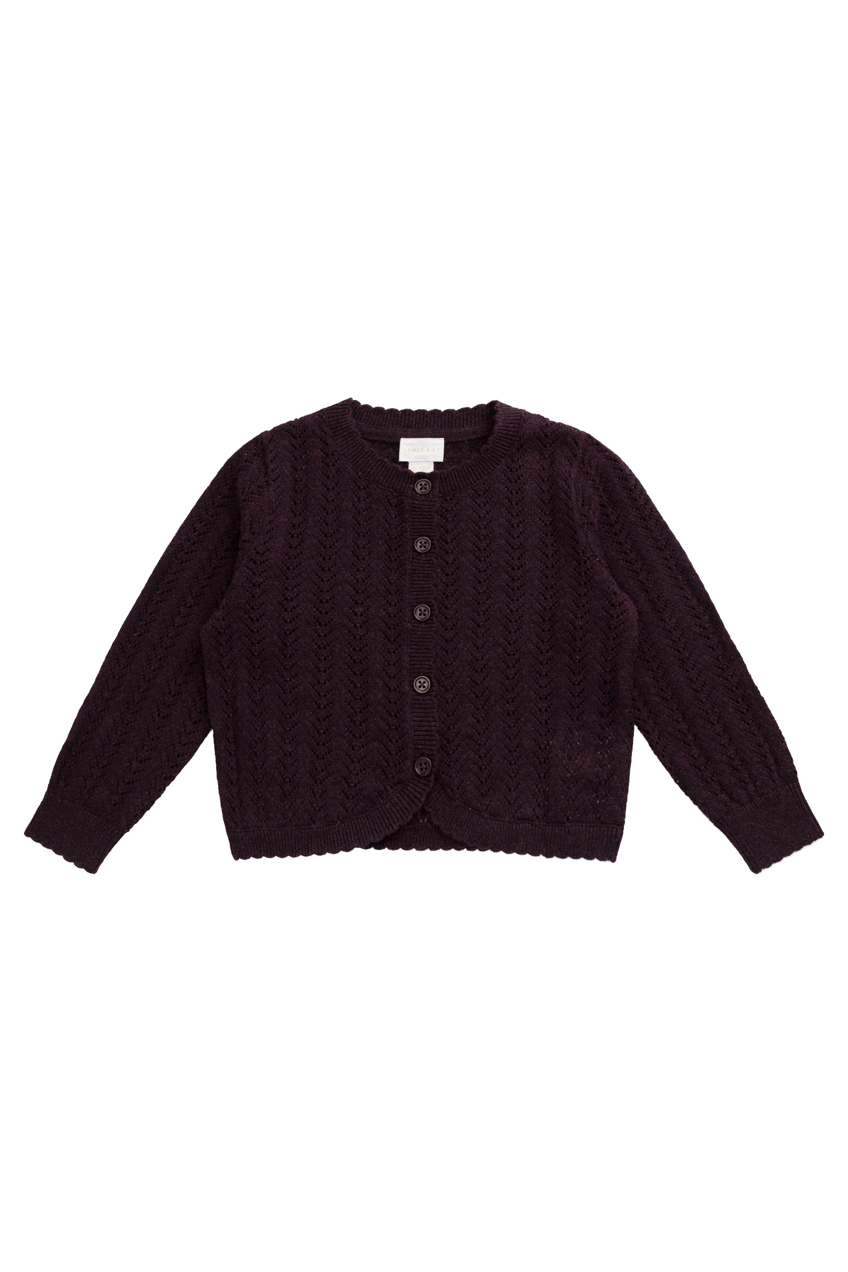【預購】JAMIE KAY - Maxine Knitted Cardigan（Blackcurrant）