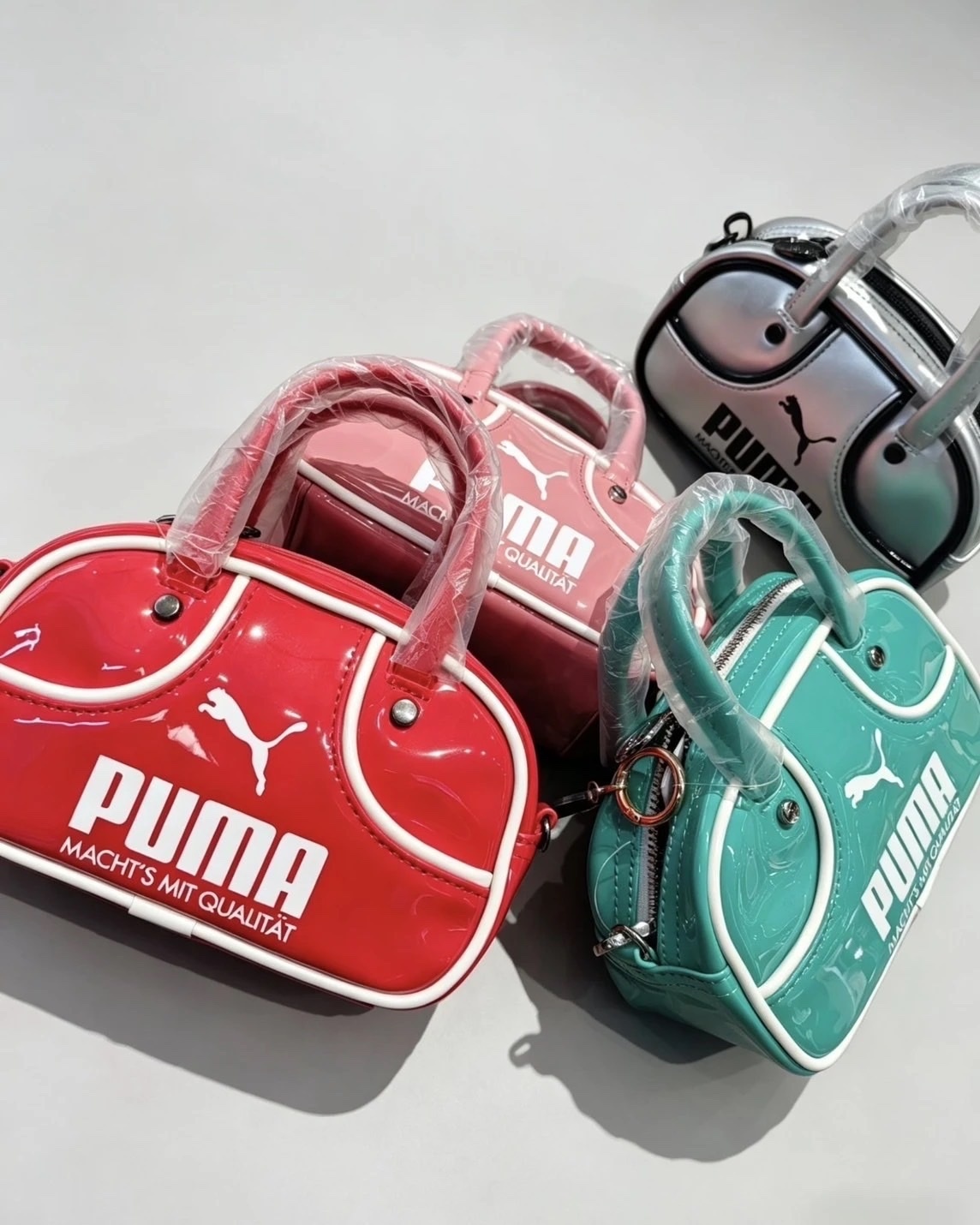 PUMA METALLIC MICRO GRIP BAG 迷你波士頓包 復古 手提包 斜背包 7色