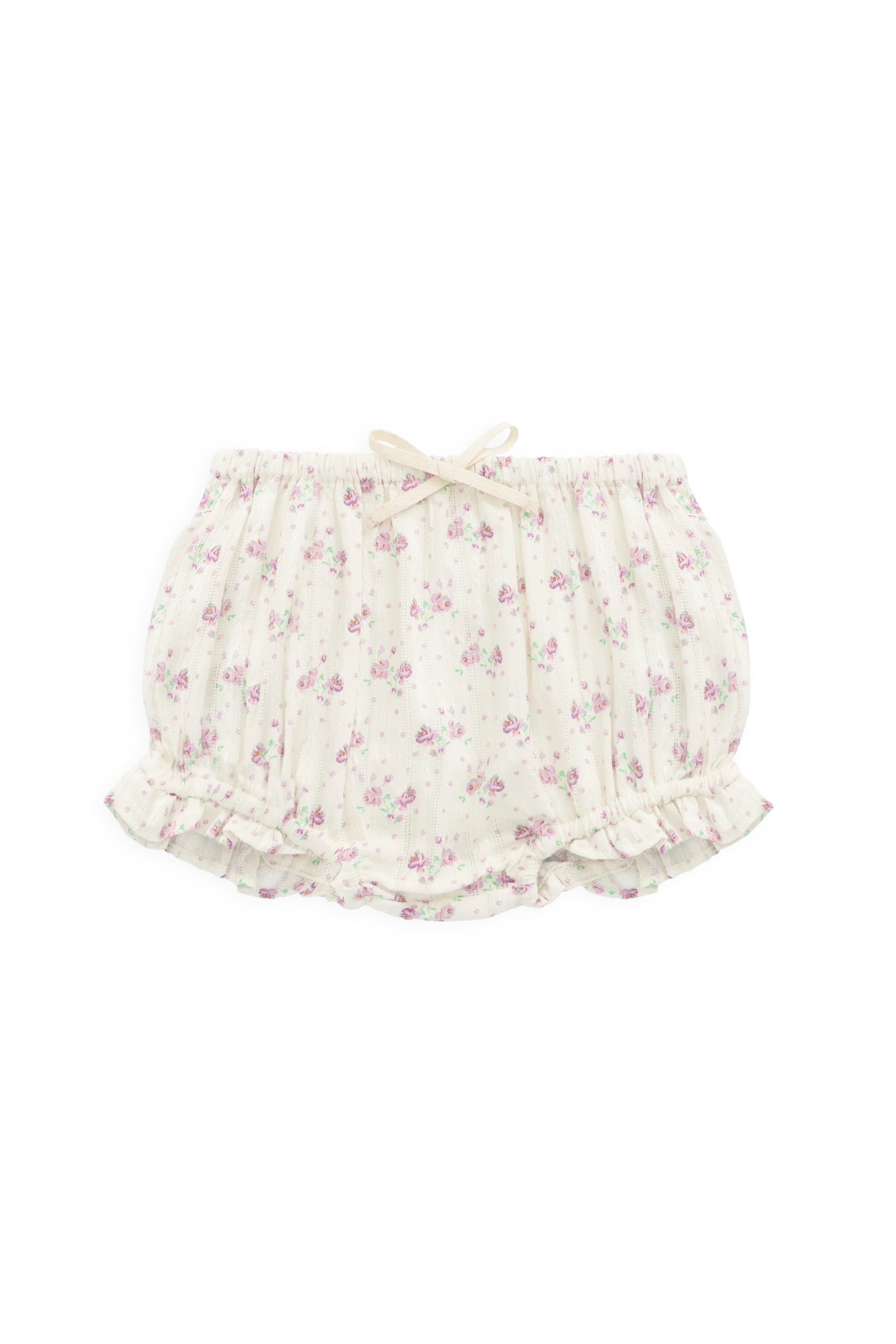 【預購】JAMIE KAY -Organic Cotton Frill Bloomer（Molly Lilac）