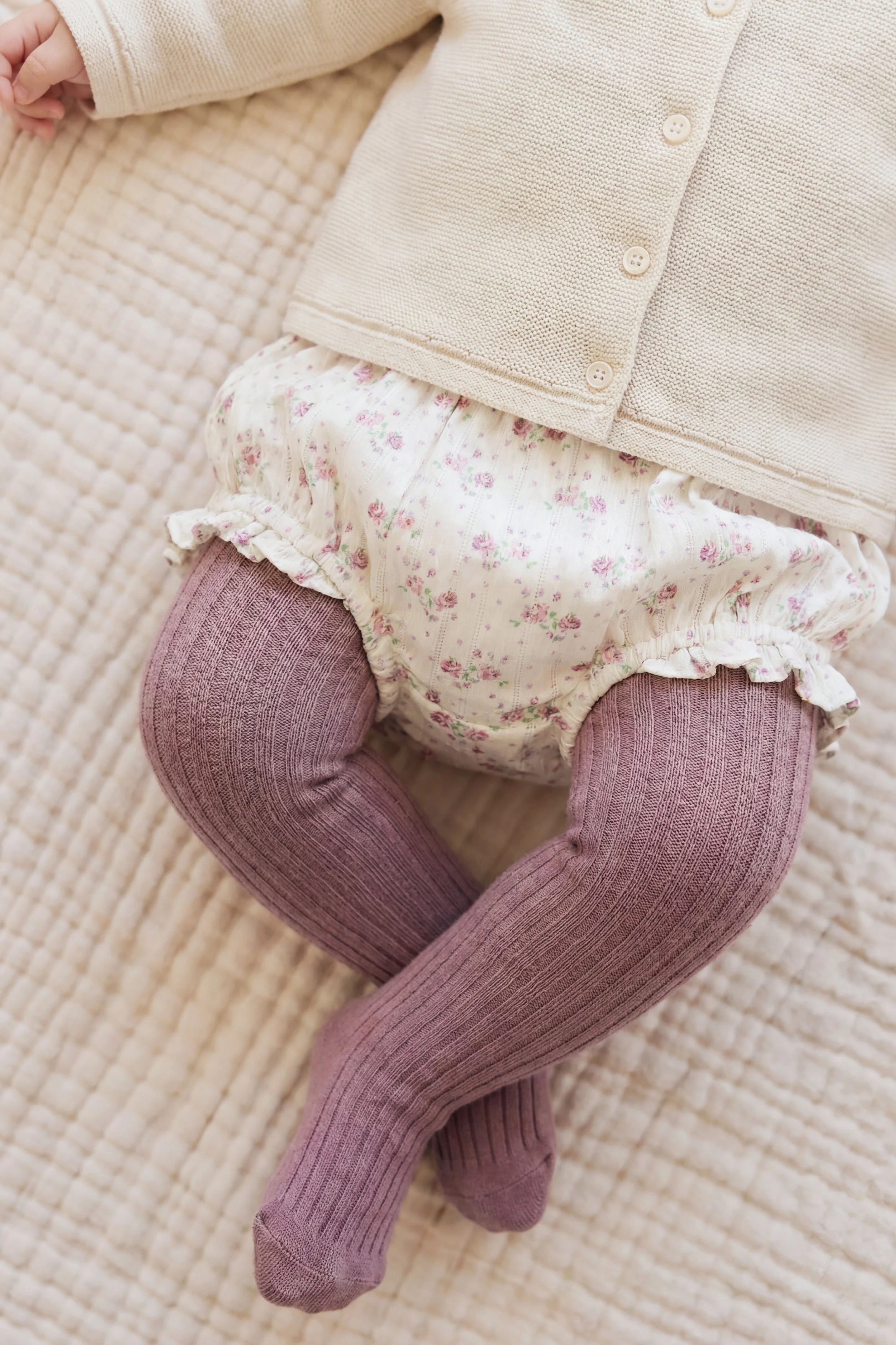 【預購】JAMIE KAY -Organic Cotton Frill Bloomer（Molly Lilac）