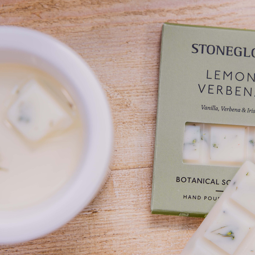 STONEGLOW The Walled Garden - Lemon Verbena Scented Botanical Soy Wax Melt Snap Bar