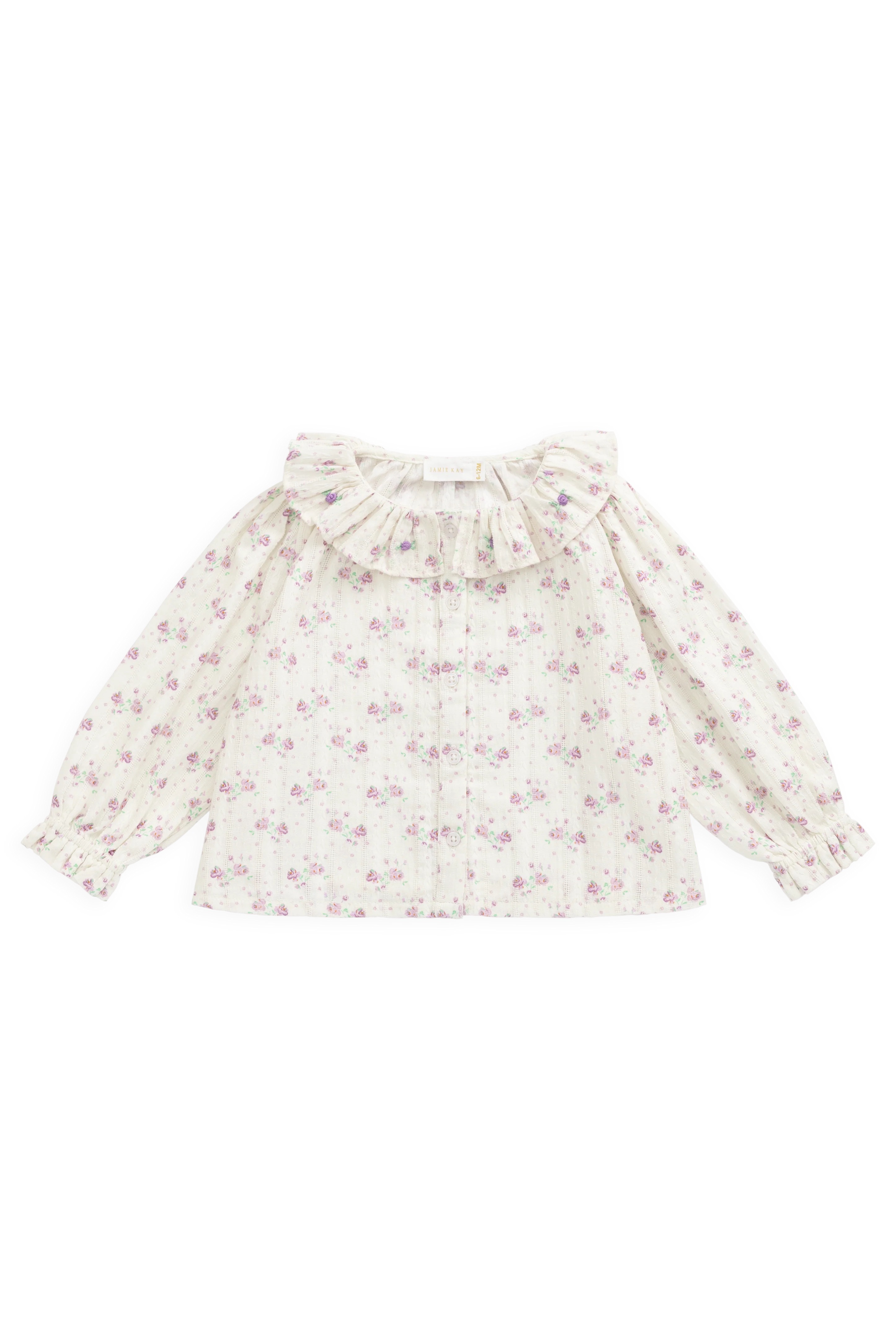 【預購】JAMIE KAY -Organic Cotton Beatrice Top（Molly Lilac）